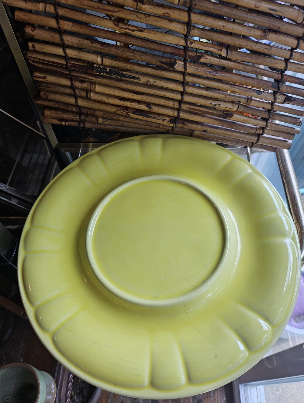 1961 N S Gustin Flower Tureen Plate